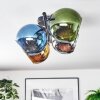 Koyoto Plafonnier, Boule lumineuse Bleu, Chrome, Or, Vert, Fumé, 4 lumières