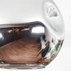 Ripoll Plafonnier, Boule lumineuse Chrome, Fumé, 1 lumière