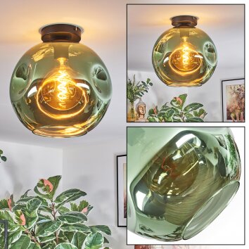 Ripoll Plafonnier, Boule lumineuse Vert, 1 lumière