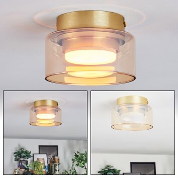 Folar Plafonnier LED Or, 1 lumière