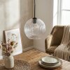 Koyoto Suspension, Boule lumineuse, Suspension 25 cm Clair, 1 lumière