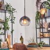 Koyoto Suspension, Boule lumineuse, Suspension Clair, Fumé, 1 lumière