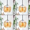 Koyoto Suspension, Boule lumineuse, Suspension 20 cm Ambre, 1 lumière