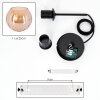 Koyoto Suspension, Boule lumineuse, Suspension Ambre, 1 lumière