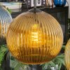 Koyoto Suspension, Boule lumineuse, Suspension Bleu, Or, Vert, 4 lumières