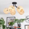 Basto Plafonnier, Boule lumineuse Écru, 5 lumières