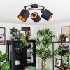 Alsen Plafonnier, Spot de plafond Noir, 3 lumières