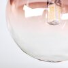 Chehalis Plafonnier, Boule lumineuse Bleu, Vert, Clair, Cuivré, 3 lumières