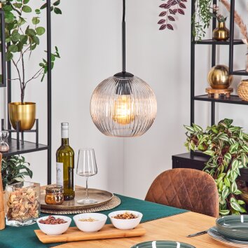 Koyoto Suspension, Boule lumineuse, Suspension 20 cm Clair, 1 lumière