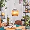 Koyoto Suspension, Boule lumineuse, Suspension 20 cm Ambre, 1 lumière