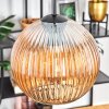 Koyoto Suspension, Boule lumineuse, Suspension 20 cm Ambre, 1 lumière