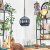 Koyoto Suspension, Boule lumineuse, Suspension Bleu, 1 lumière