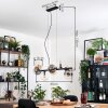 Gastor Suspension, Boule lumineuse, Suspension Ambre, Clair, Fumé, 8 lumières
