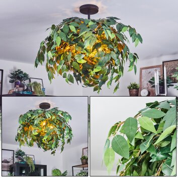 Kallax Plafonnier Noir, 3 lumières