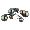 Riha Plafonnier Luminaires Globo Lighting Gris, 6 lumières