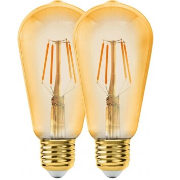 Eglo2 x E27 6 watt 2200 kelvin 650 lumen