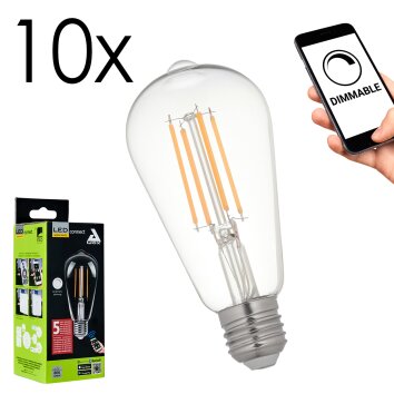 E27 6 Watt blanc chaud dimmable 806 Lumen