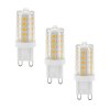 G9 LED 3 Watt blanc chaud dimmable 330 Lumen