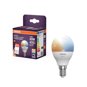 Luminaires Osram E14 LED 4.9 Watt blanc neutre dimmable 470 Lumen