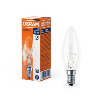Luminaires Osram E14 11 Watt blanc chaud 50 Lumen