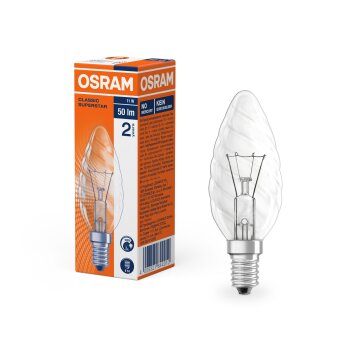 Luminaires Osram E14 11 Watt blanc chaud dimmable 50 Lumen
