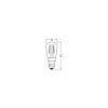 Luminaires Osram E14 1.6 Watt blanc chaud 50 Lumen