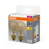 Luminaires Osram E27 LED 5.9 Watt blanc chaud 550 Lumen