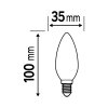 Luminaires Osram E14 LED 5.5 Watt blanc neutre 806 Lumen