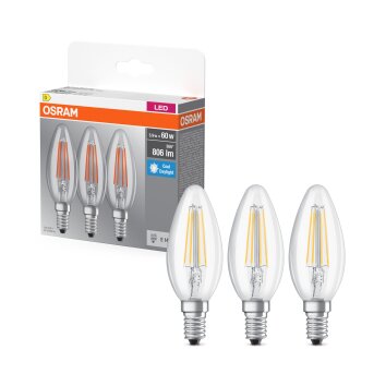 Luminaires Osram E14 5.9 Watt blanc lumière du jour 806 Lumen