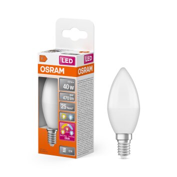 Luminaires Osram E14 LED 4.9 Watt blanc lumière du jour 470 Lumen