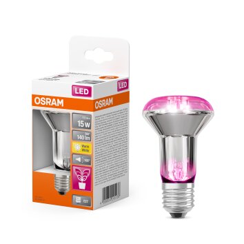 Luminaires Osram E27 LED 7.5 Watt blanc chaud 140 Lumen