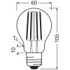 Luminaires Osram E27 5 Watt blanc chaud 1055 Lumen
