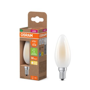 Luminaires Osram E14 2.2 Watt blanc chaud 470 Lumen