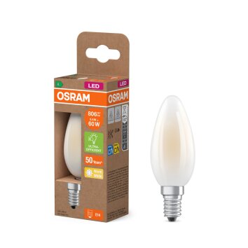 Luminaires Osram E14 3.8 Watt blanc chaud 806 Lumen