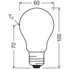 Luminaires Osram E27 3.8 Watt blanc chaud dimmable 806 Lumen