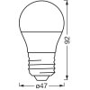 Luminaires Osram E27 4.9 Watt dimmable 470 Lumen