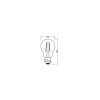 Luminaires Osram E27 LED 2.2 Watt blanc chaud dimmable 250 Lumen