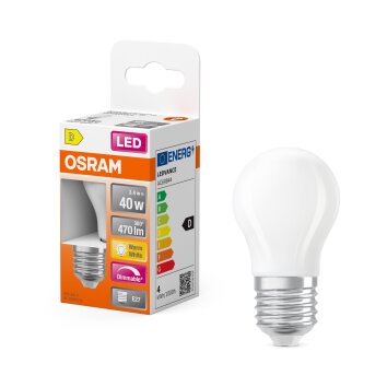 Luminaires Osram E27 LED 4.8 Watt blanc chaud dimmable 470 Lumen