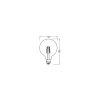 Luminaires Osram E27 LED 4 Watt blanc chaud 470 Lumen