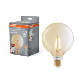 Luminaires Osram E27 LED 6 Watt blanc chaud dimmable 680 Lumen
