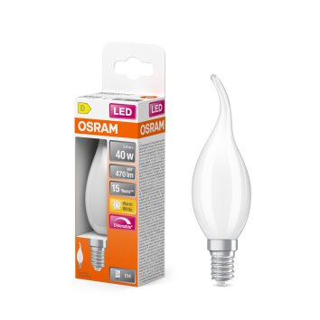 Luminaires Osram E14 LED 5 Watt blanc chaud dimmable 470 Lumen