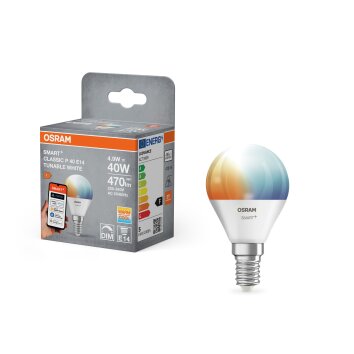 Luminaires Osram E14 4.9 Watt blanc chaud dimmable 470 Lumen