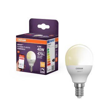 Luminaires Osram E14 4.9 Watt dimmable 470 Lumen