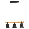 Suspension Eglo BOYLE Brun, Noir, 3 lumières