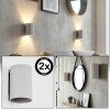 Fonir Luminaire Up & Down, Applique murale Gris, 1 lumière