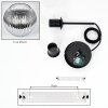 Koyoto Suspension, Boule lumineuse, Suspension Clair, Fumé, 1 lumière