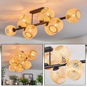 Basto Plafonnier, Boule lumineuse Écru, 10 lumières