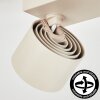 Narel Plafonnier LED Sable, 2 lumières