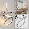 Lunor Applique murale, Spot mural LED Chrome, 1 lumière
