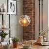 Ripoll Suspension, Boule lumineuse, Suspension Ambre, 1 lumière